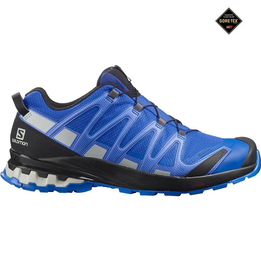 SALOMON UK XA PRO 3D V8 GORE-TEX - Mens Trail Running Shoes Navy,MGZO06875